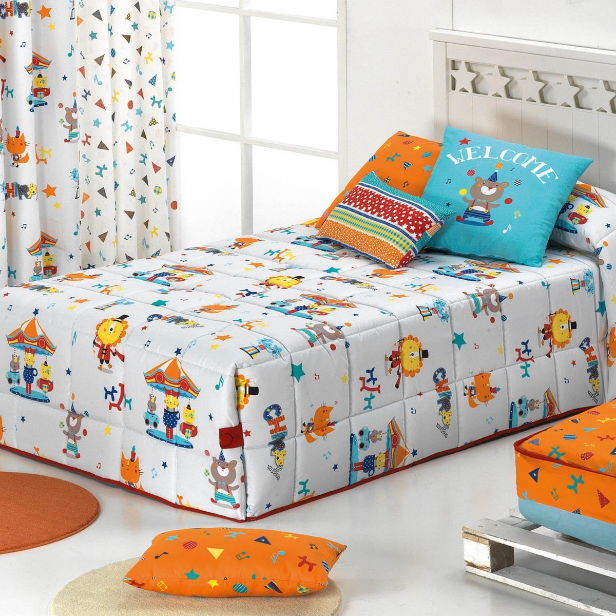 Conforter infantil CIRCUS A Cañete - Edredón Infantil - Luna Textil